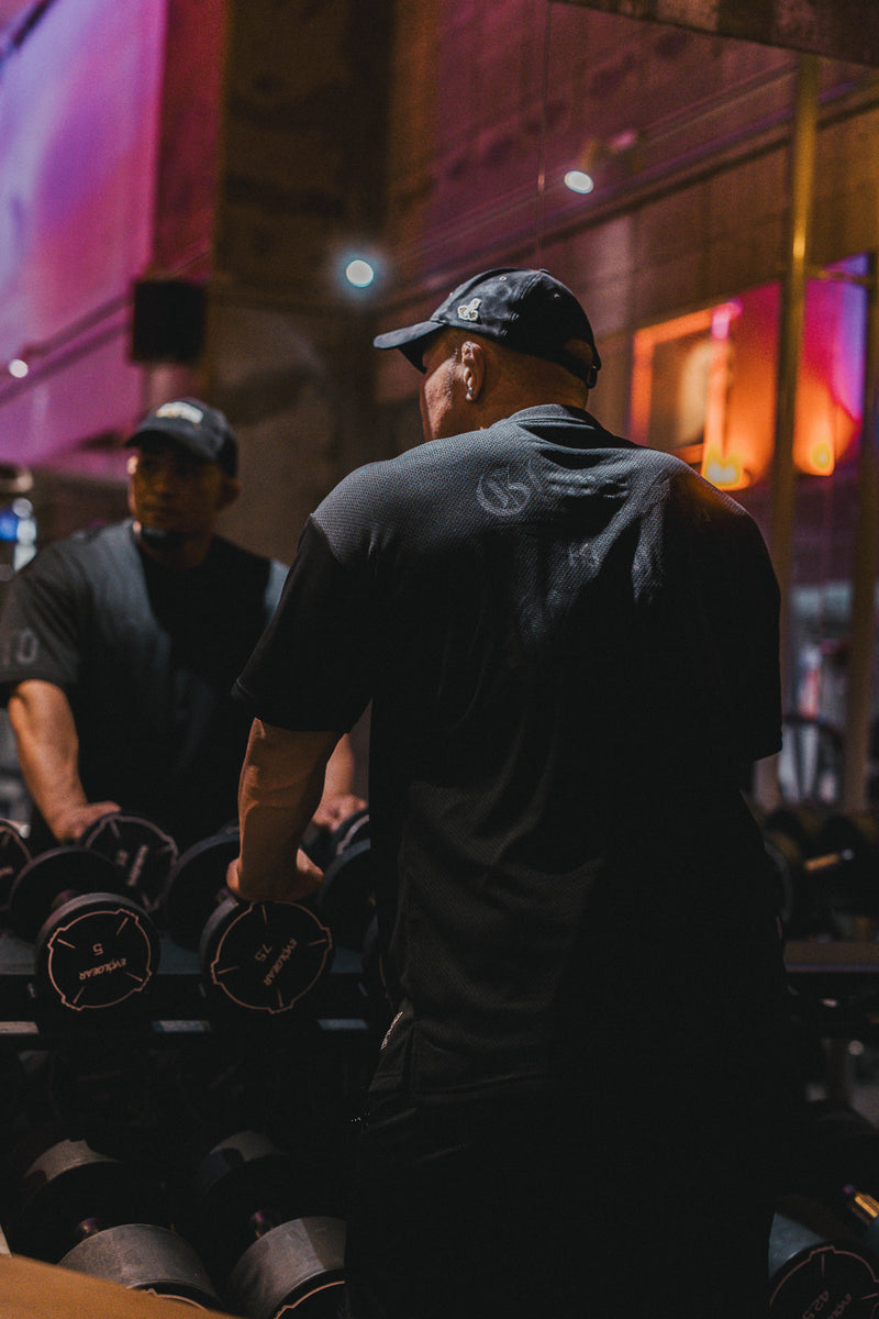 XENO 7TH ANNIV. OVER SIZED MESH T-SHIRT BLACK x BLACK