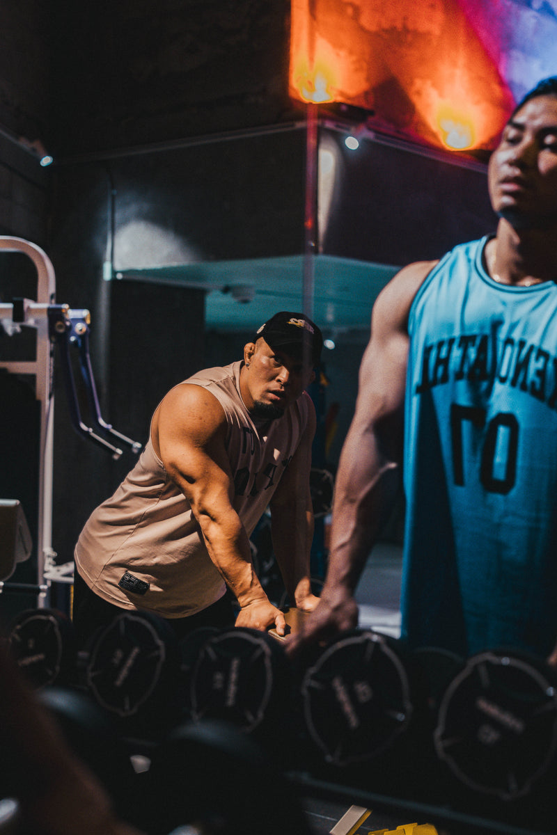 XENO 7TH ANNIV.  SLEEVELESS TEE DUSTY PINK