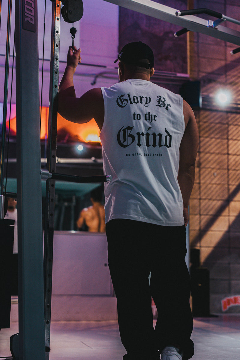 XENO 7TH ANNIV.  SLEEVELESS TEE WHITE