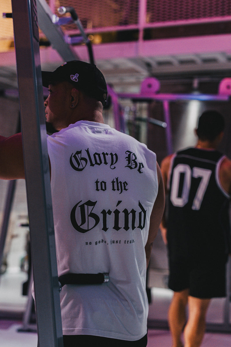 XENO 7TH ANNIV.  SLEEVELESS TEE WHITE