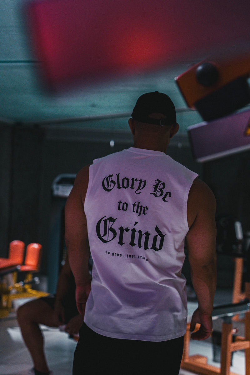 XENO 7TH ANNIV.  SLEEVELESS TEE WHITE