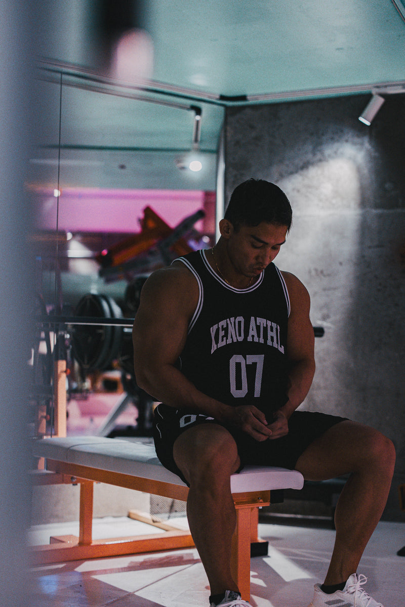 XENO 7TH ANNIV.  MESH TANKTOP BLACK