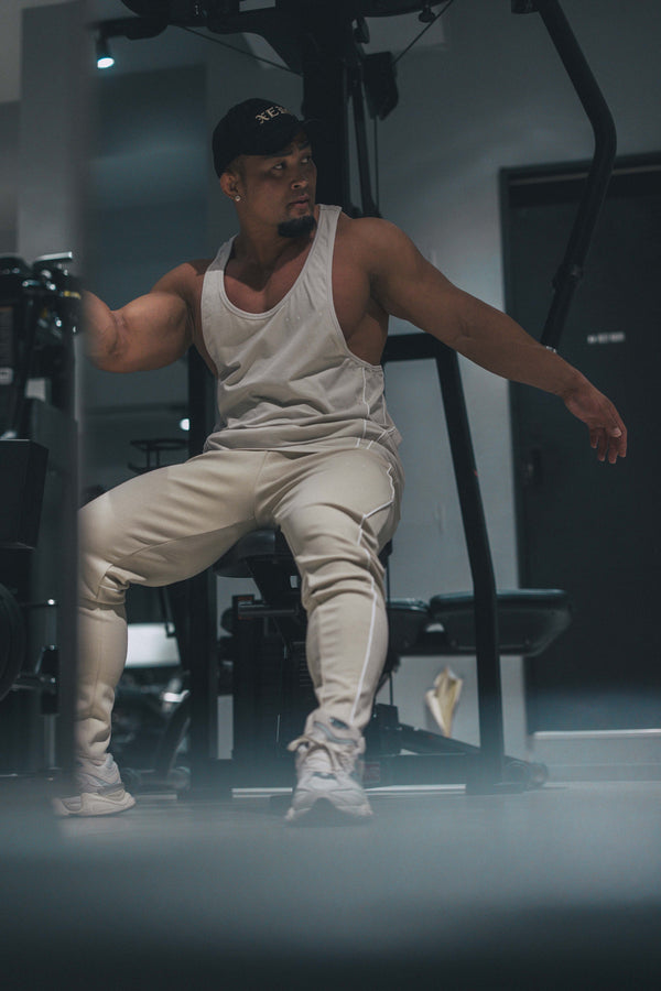 XENO PIPING STRINGER BEIGE