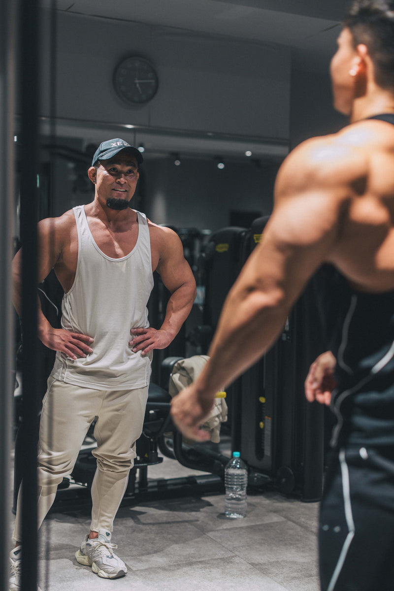 XENO PIPING STRINGER BEIGE