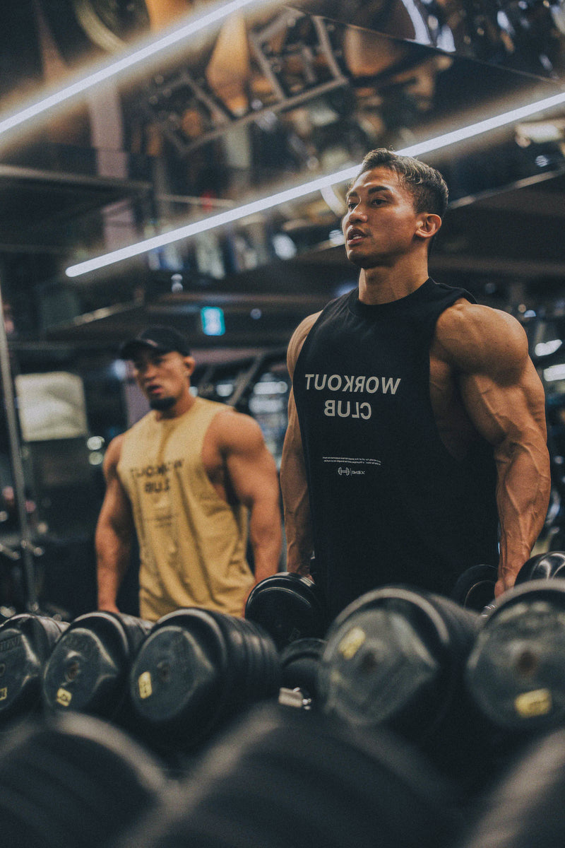 XENO WORKOUT CLUB TANK TOP BLACK