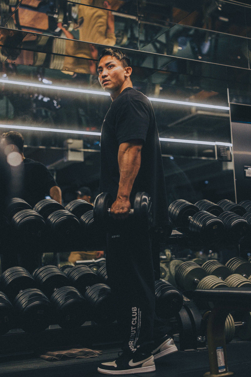 XENO WORKOUT CLUB SWEAT PANTS BLACK