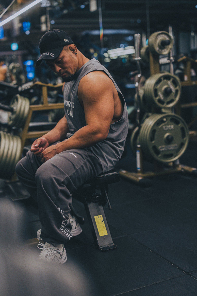XENO WORKOUT CLUB TANK TOP BLUE GRAY