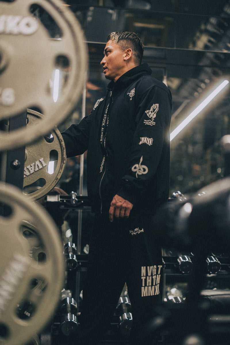 XENO “NFTS” SWEAT PANTS BLACK