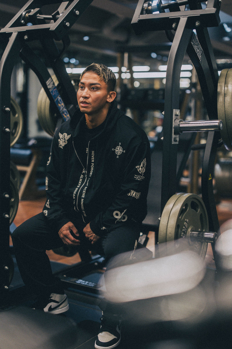XENO “NFTS” SWEAT PANTS BLACK