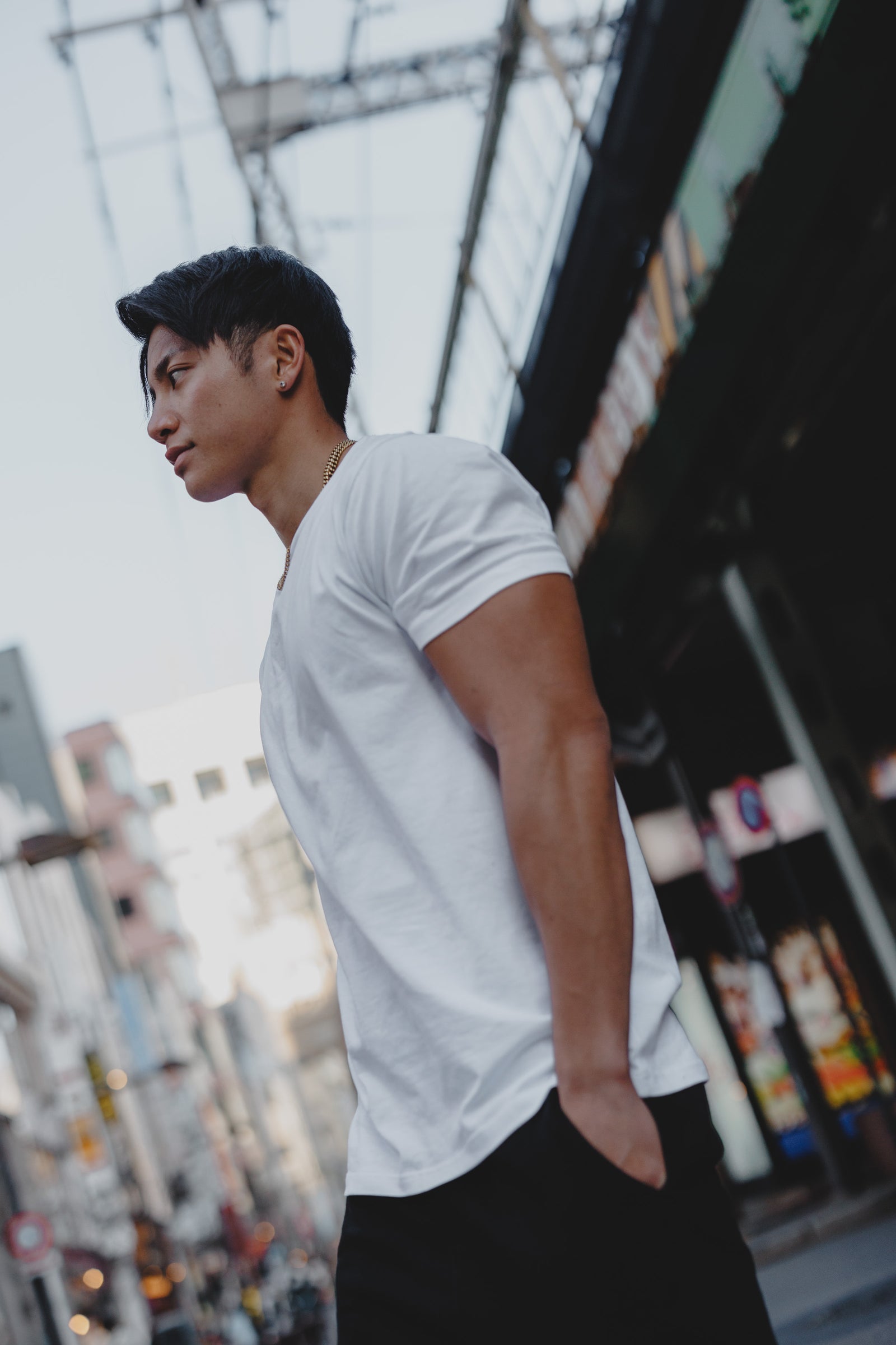XENO GEOMETRIC LOGO T-SHIRT White