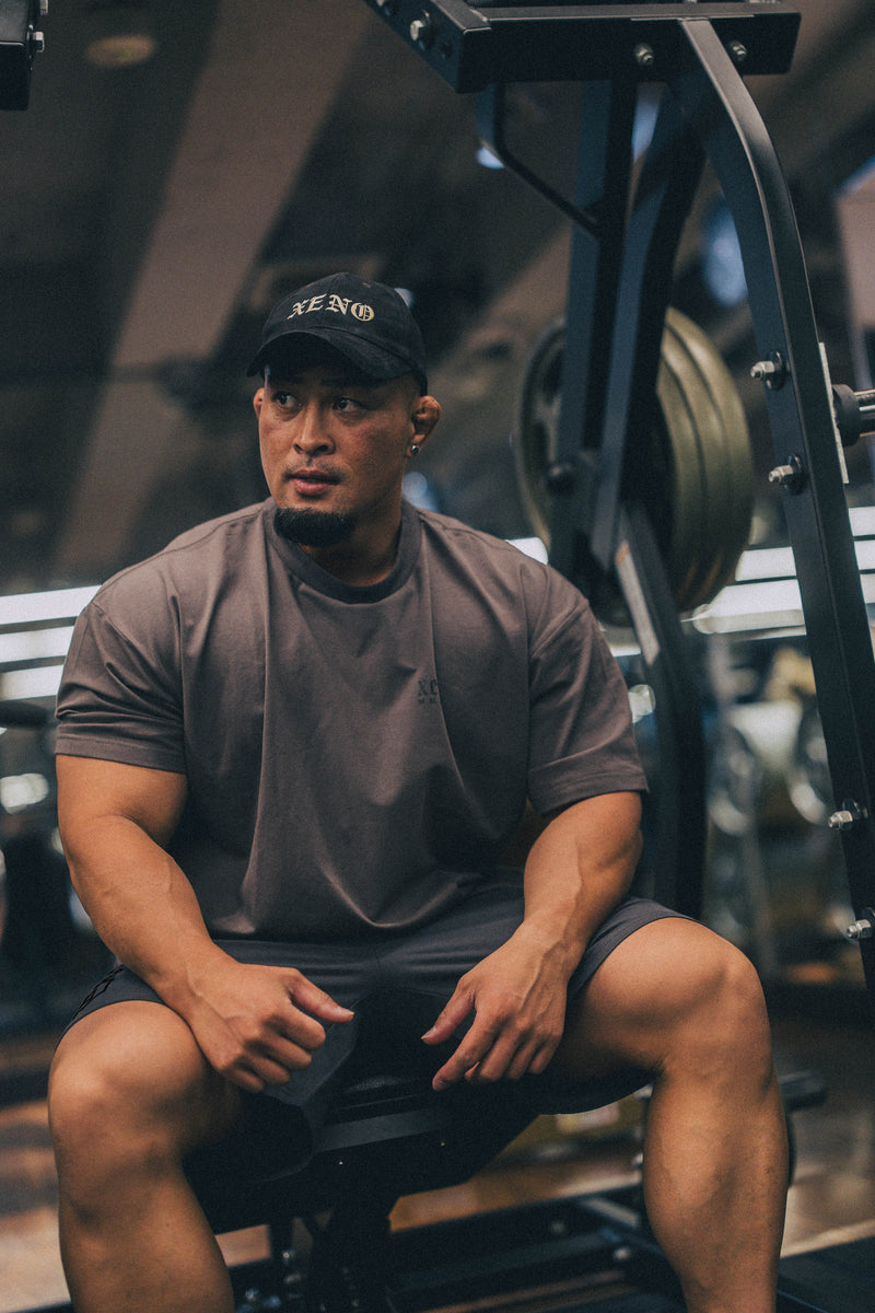 XENO “NFTS” OVERSIZED T-SHIRT CHARCOAL