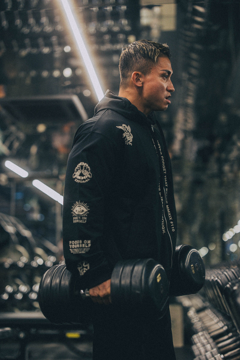 XENO “NFTS” ZIP HOODIE BLACK