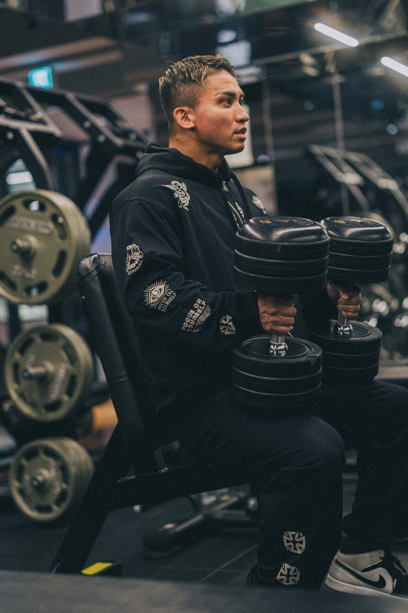 XENO “NFTS” SWEAT PANTS BLACK