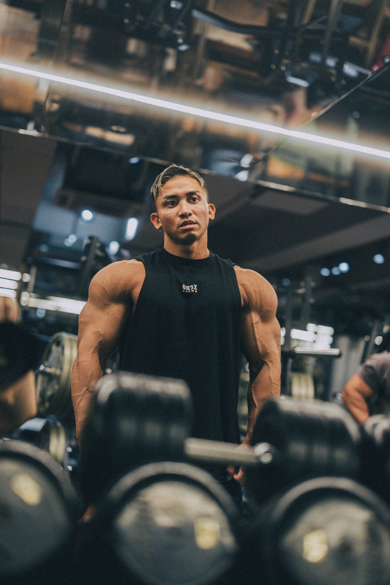 XENO “NFTS”SLEEVELESS TEE BLACK