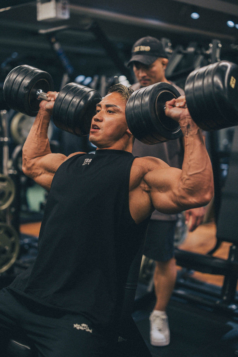 XENO “NFTS”SLEEVELESS TEE BLACK