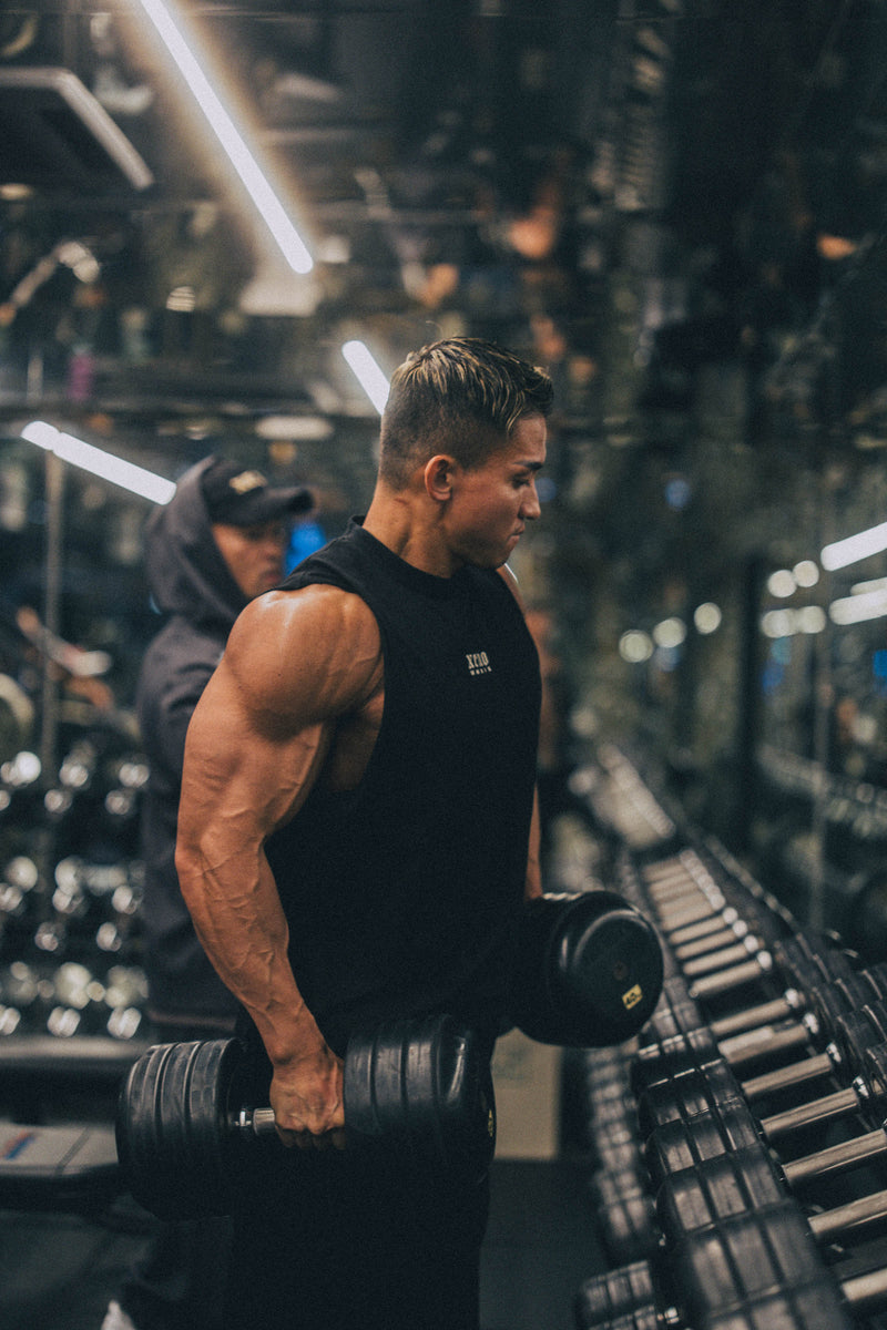 XENO “NFTS”SLEEVELESS TEE BLACK