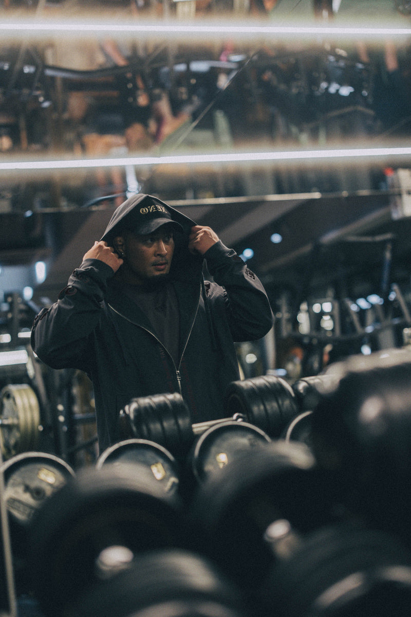 XENO “NFTS” ZIP HOODIE CHARCOAL