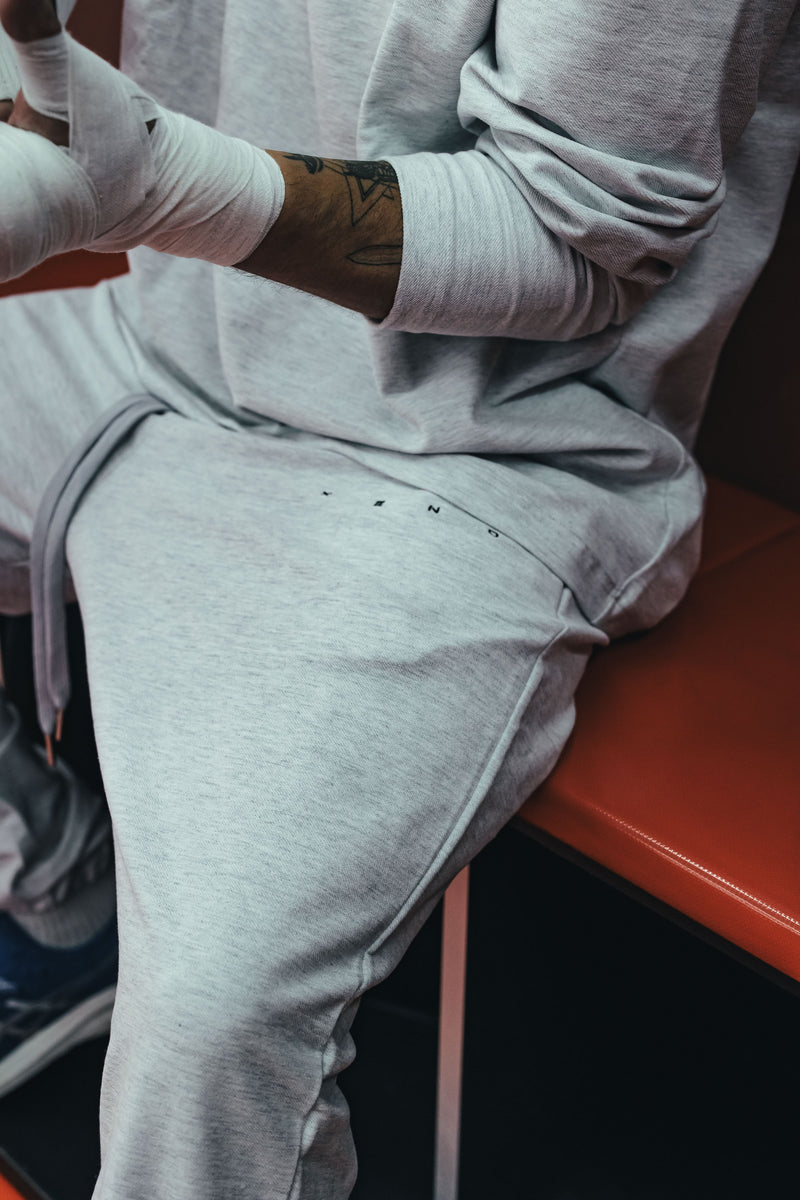 XENO BACK SIDE SWEAT PANTS GRAY