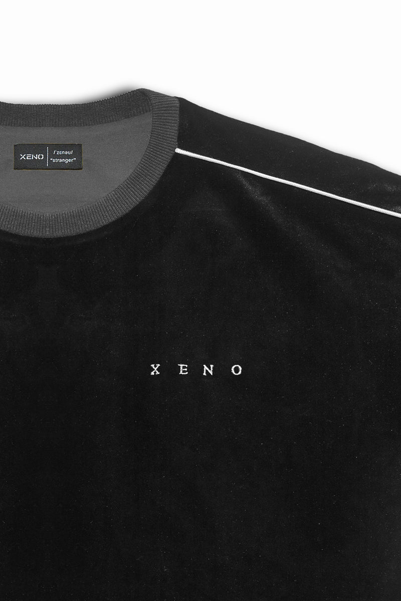 XENO VELOR T-SHIRT BLACK