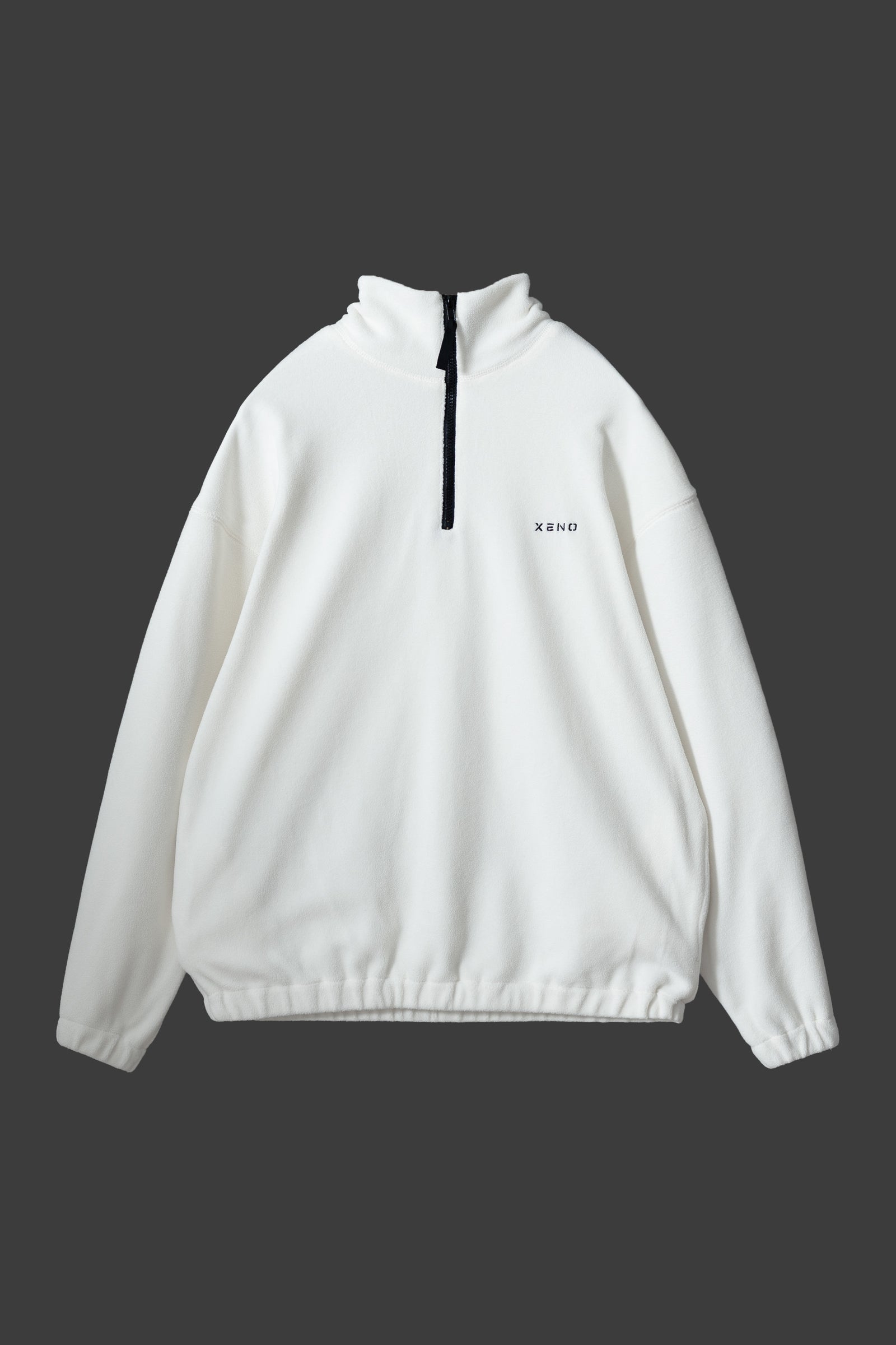XENO MICRO FLEECE HALF ZIP JACKET White