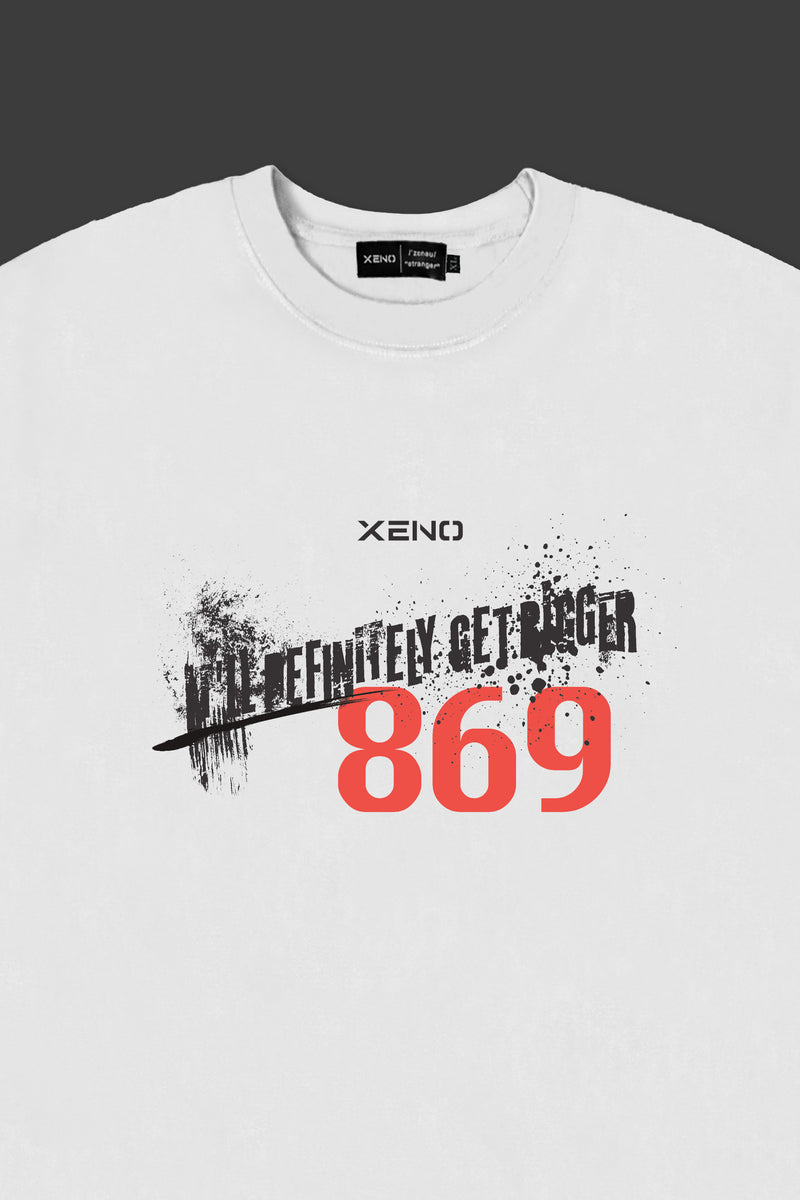 XENO "Definitely Get Bigger" T-SHIRTS WHITE