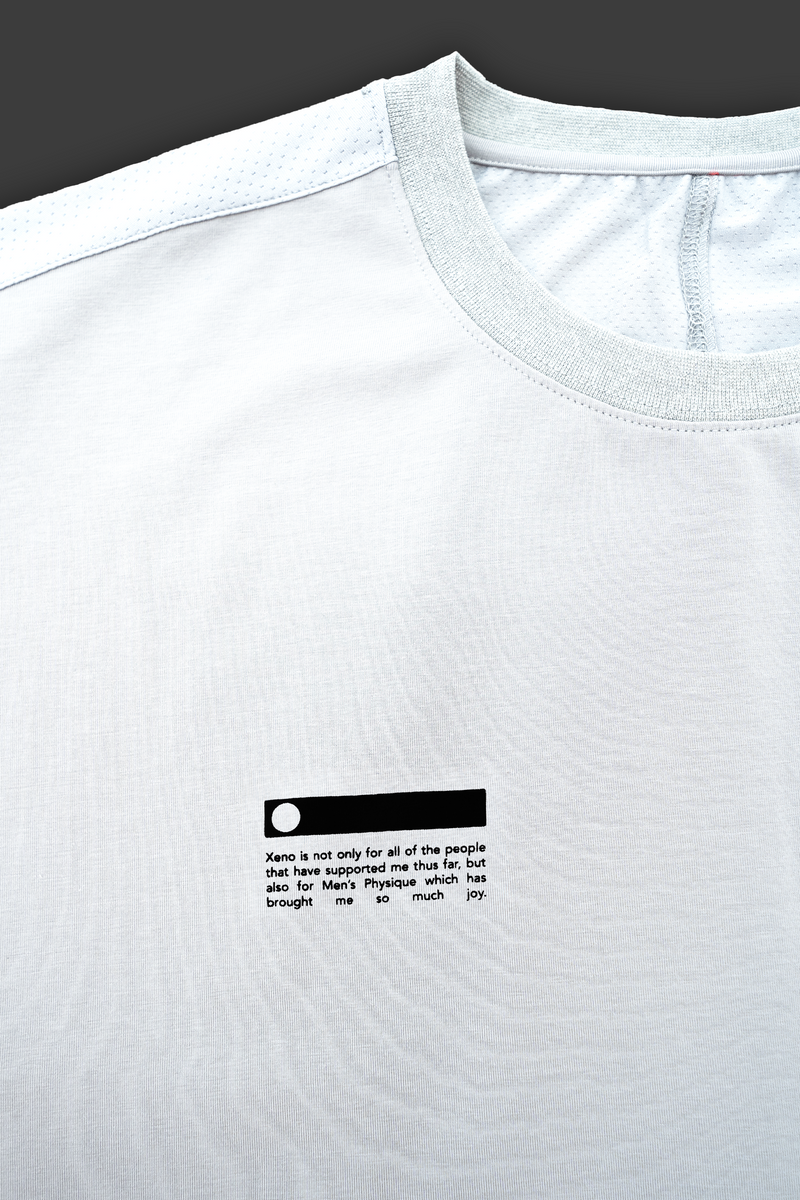 XENO FABRIC BLOCK T-SHIRT White