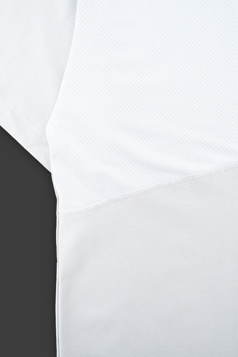 XENO FABRIC BLOCK T-SHIRT White