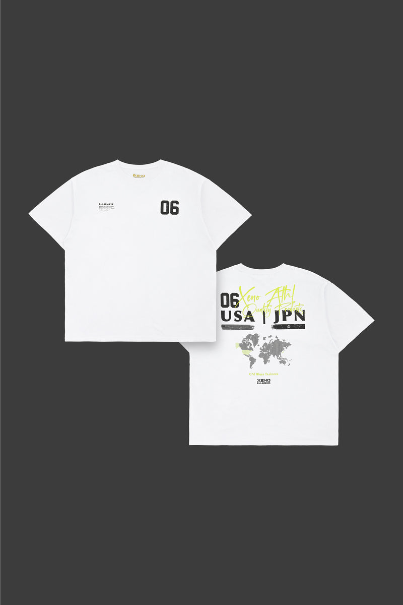 XENO USA 6TH ANNIVERSARY TEE WHITE