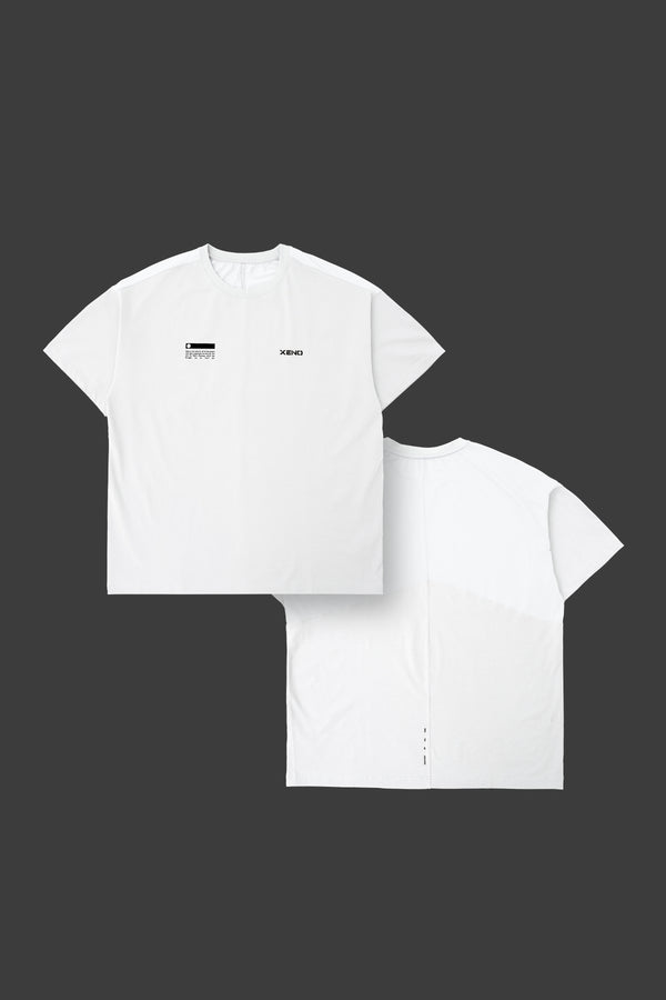 XENO FABRIC BLOCK T-SHIRT White