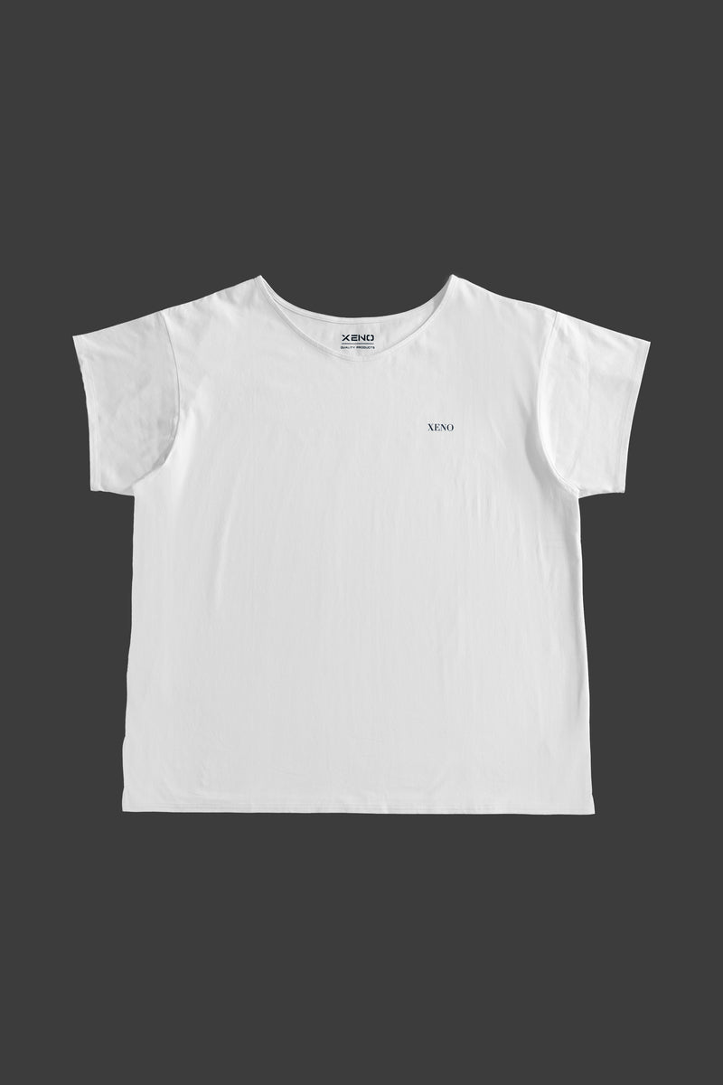 XENO BOAT NECK T-SHIRT White