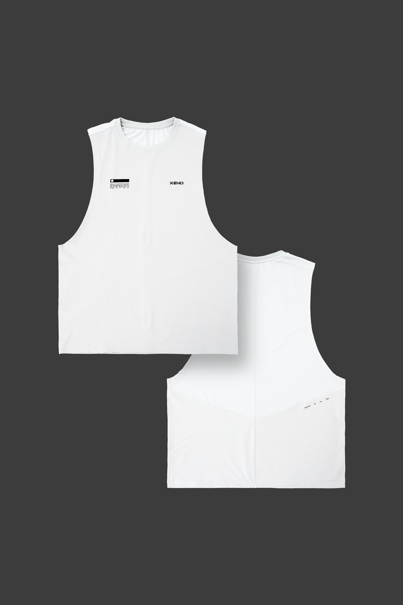 XENO FABRIC BLOCK TANK White