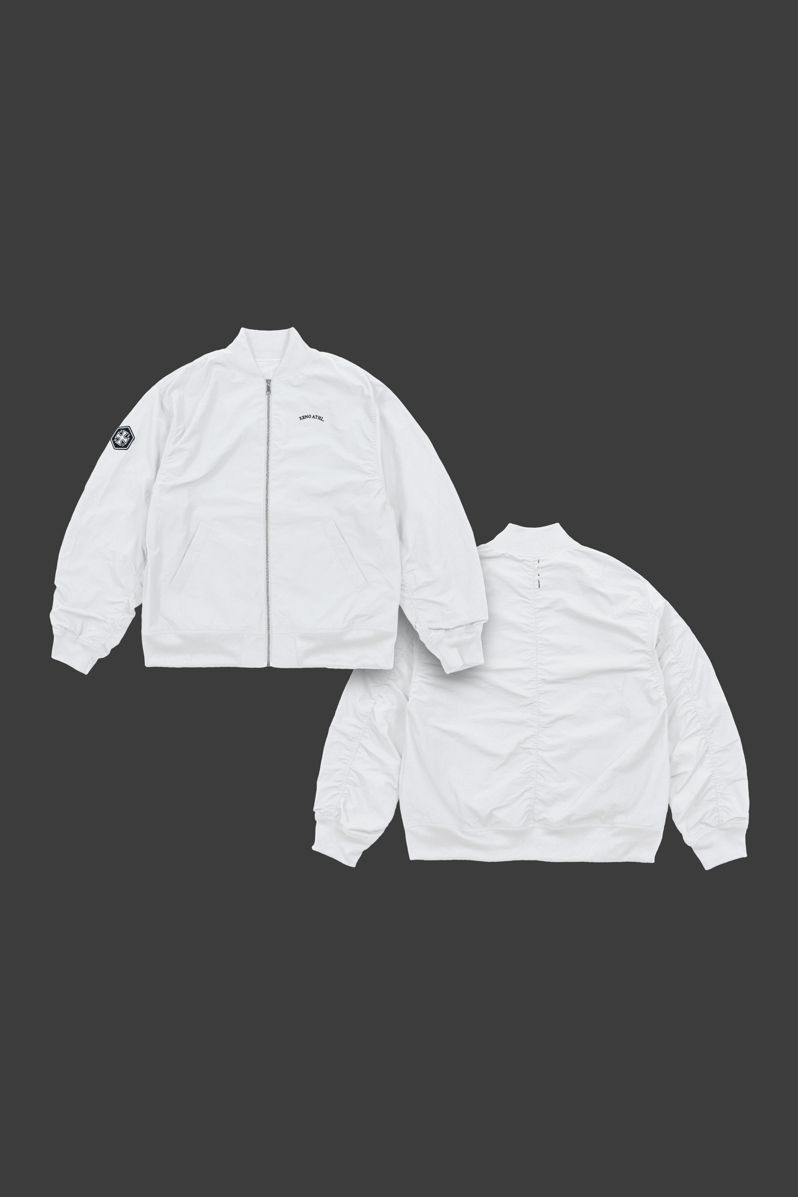 XENO NYLON WOVEN JACKET White XENO NYLON WOVEN JACKET White