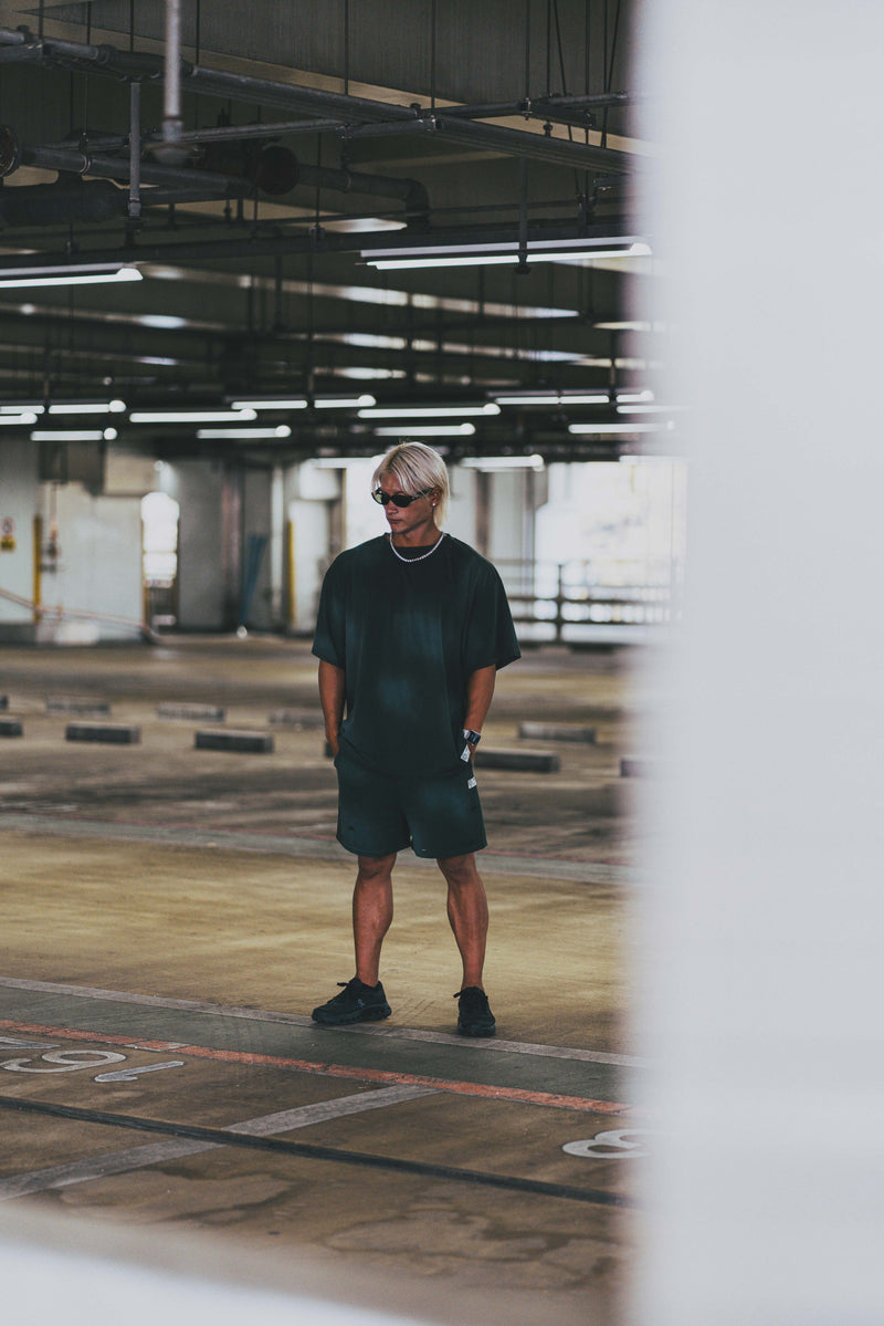 XENO DAMAGE T-SHIRT GREEN