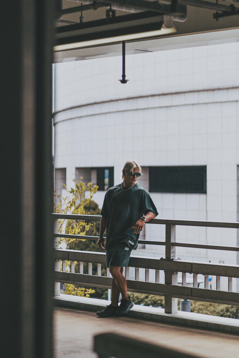 XENO DAMAGE T-SHIRT GREEN