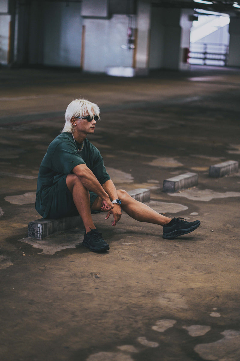 XENO DAMAGE T-SHIRT GREEN