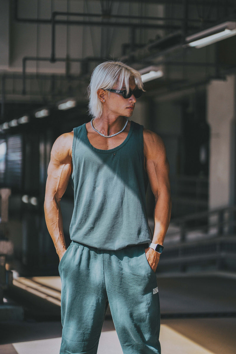 XENO DAMAGE TANKTOP GREEN