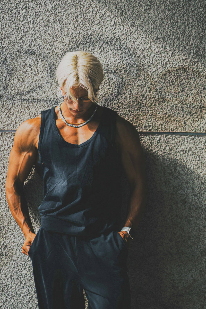 XENO DAMAGE TANKTOP BLACK