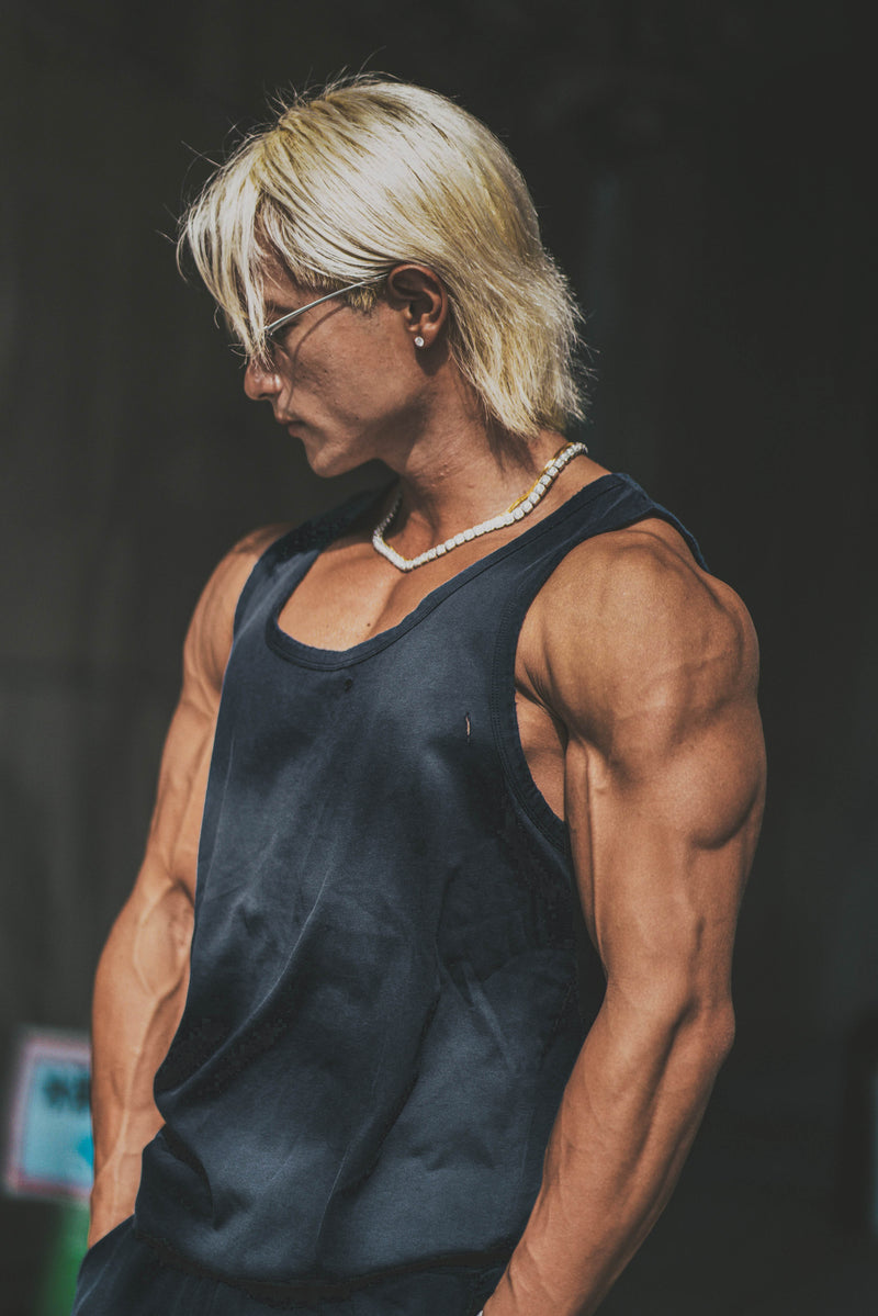 XENO DAMAGE TANKTOP BLACK