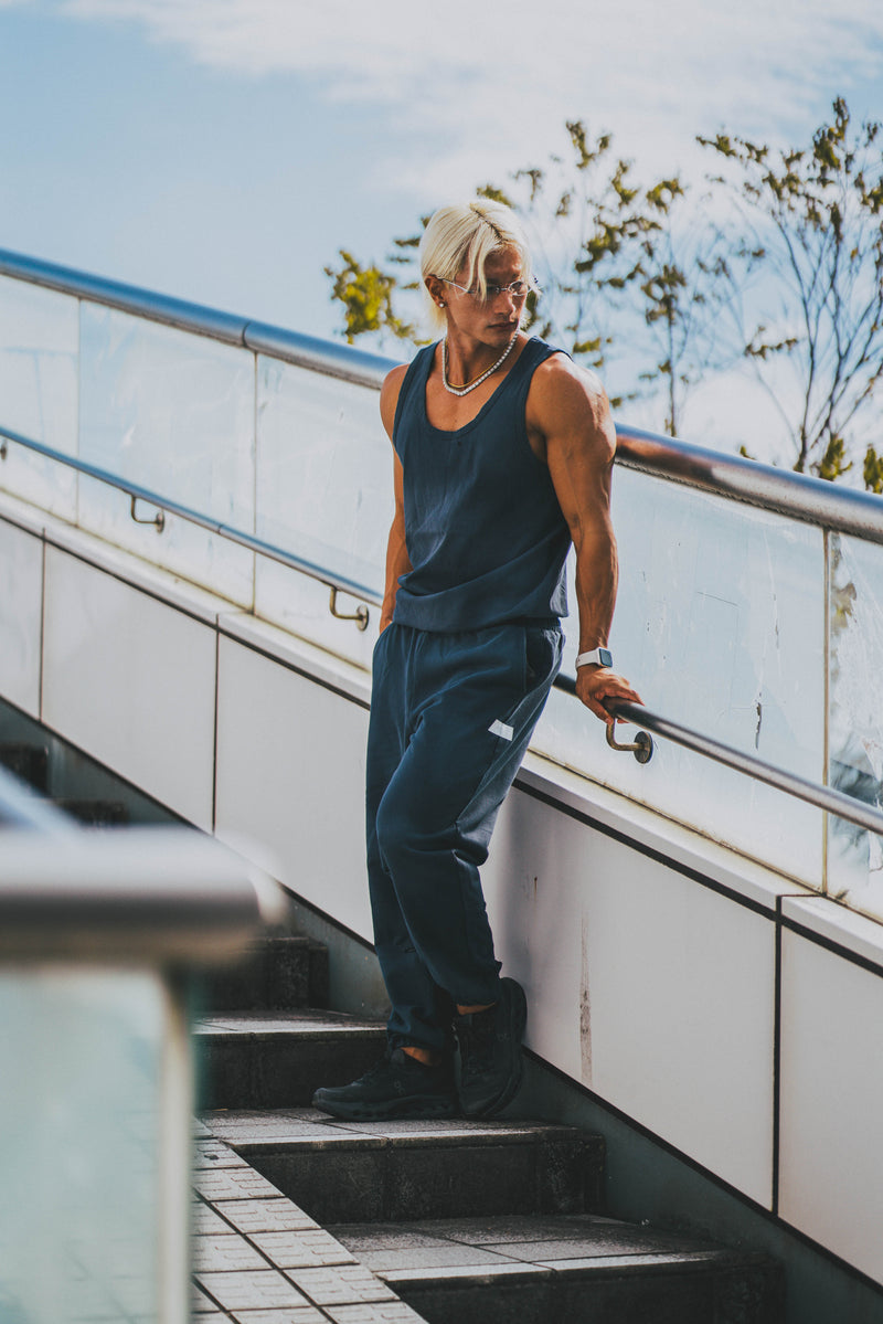 XENO DAMAGE TANKTOP NAVY