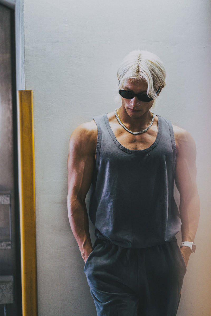 XENO DAMAGE TANKTOP GRAY