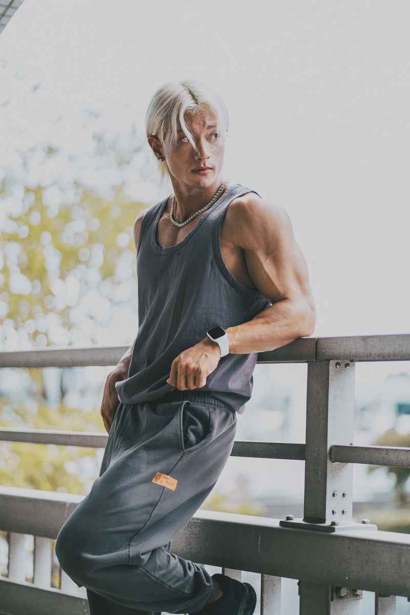 XENO DAMAGE TANKTOP GRAY