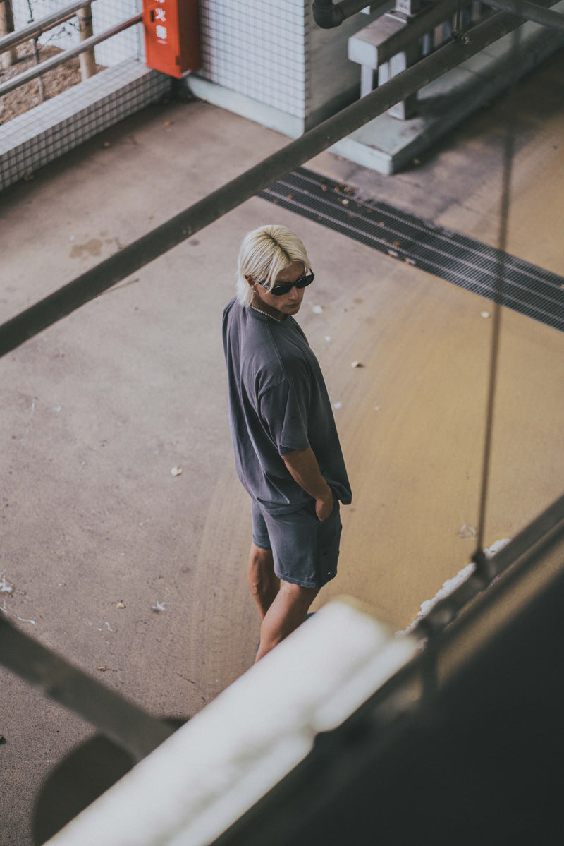 XENO DAMAGE T-SHIRT GRAY