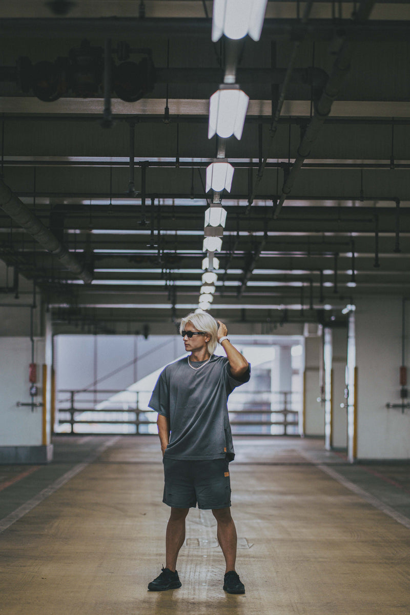 XENO DAMAGE T-SHIRT GRAY