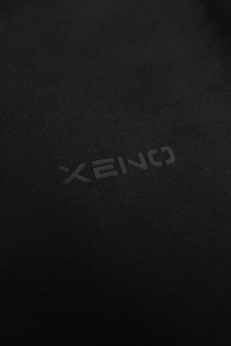 XENO BONDING FABRIC HOODIE BLACK