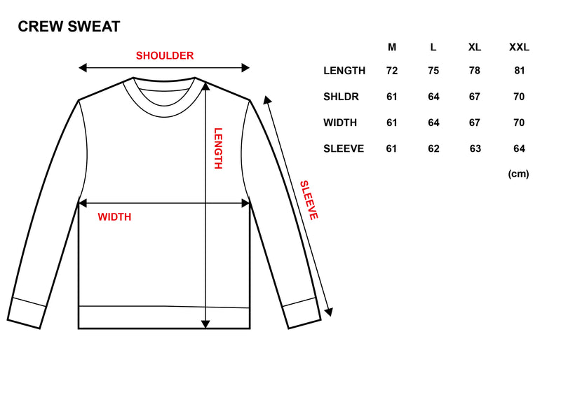 XENO DAMAGE SWEAT SHIRT GREEN