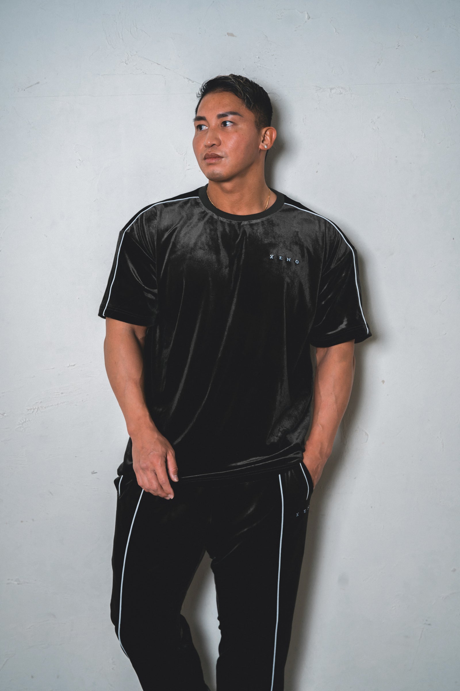 XENO VELOR TRACK PANTS BLACK