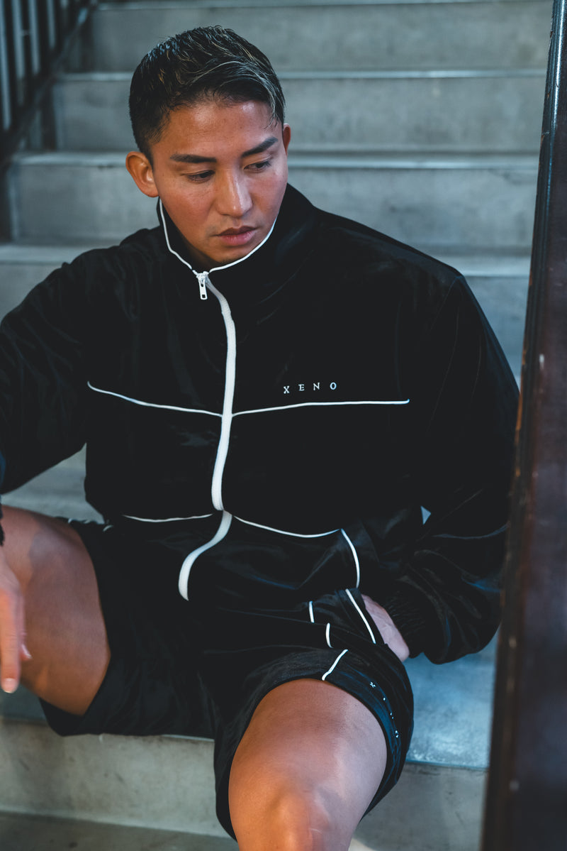 XENO VELOR TRACK JACKET BLACK