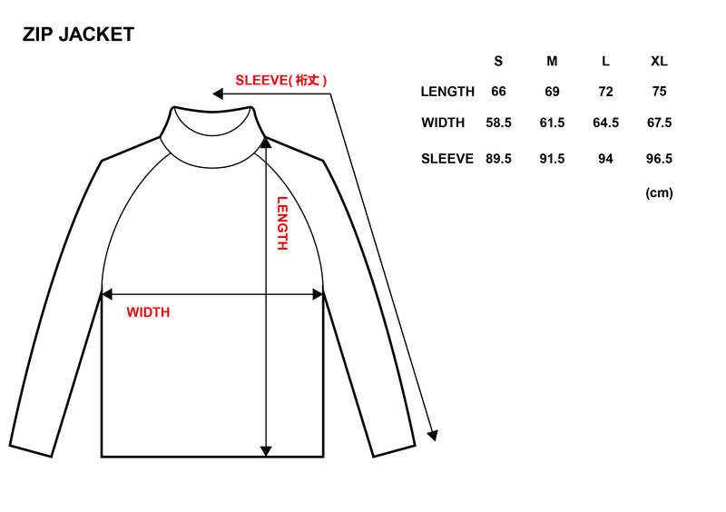 XENO PIPING DOUBLE KNIT JACKET BLACK x BLACK