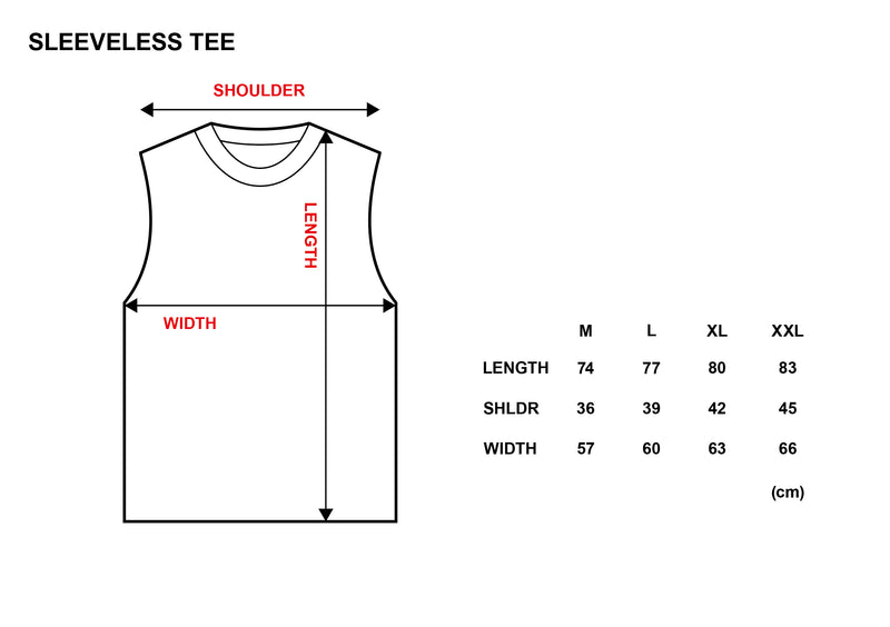 XENO “NFTS”SLEEVELESS TEE CHARCOAL