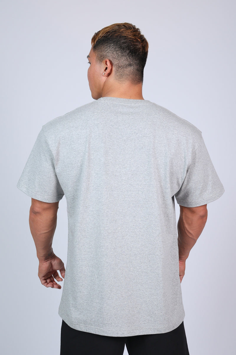 XENO USA EDITION ARCH LOGO T-SHIRT Heather Gray